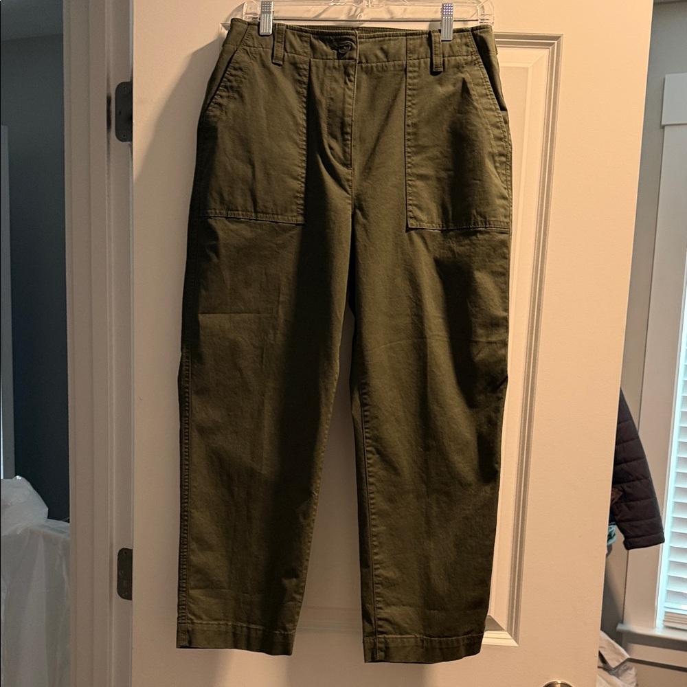 Talbots Olive Green Cotton Chinos